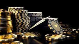 member baru live dealer studio with professional croupier at blackjack table